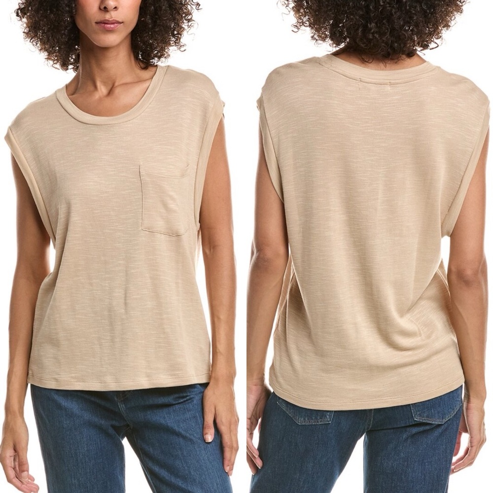 Chaser Odessa‎ T-Shirt in Tan Size XS